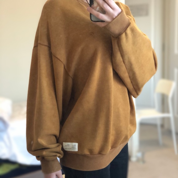 Tan Crew Neck Sweater - Picture 4 of 4
